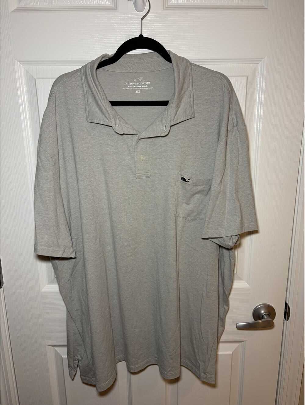 Vineyard Vines Edgartown Polo Men’s 3XB 3XL Big Light Gray